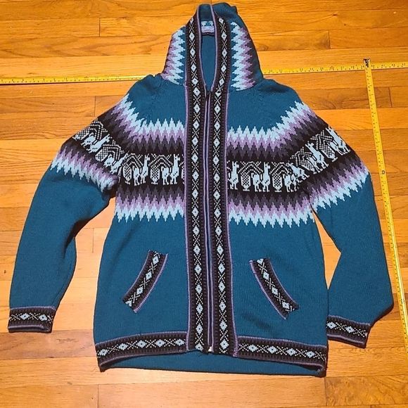 Alpaca Sweaters - Alpaca Sweater with hood